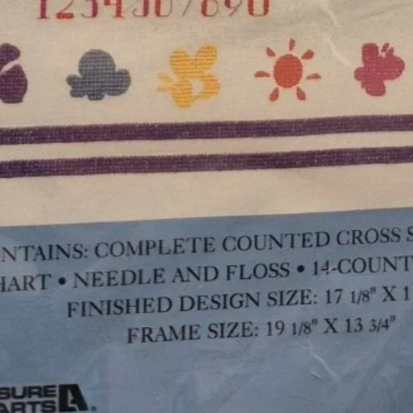 Winnie the Pooh--Too much Honey Sampler Counted Cross Stitch kit by Leisure Arts - Picture 4 of 5